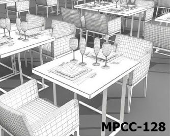 Chrome Cafe Chair_MPCC-128